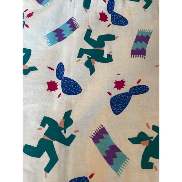 Quilt Cotton Stack & Whack Pattern Childs Colorful Picnic Blanket - Picture 4 of 5